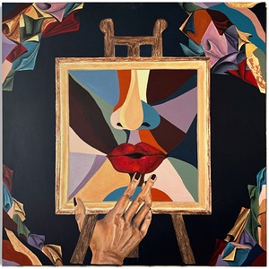 Yuliana Lytvar  - Revelation-Virtual  Mix Medium   47 x 47