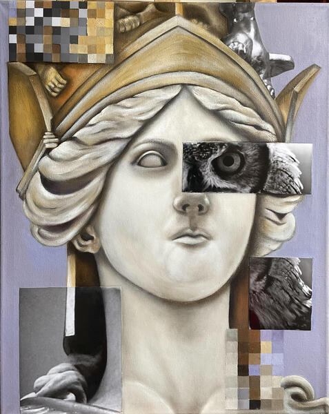 Veronika Otcuoglu  - Equity  Mix Media  16x20 Print