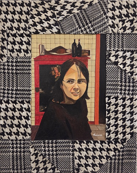 Ariane Charest  - Le Souper Acrylic  16x20. Print