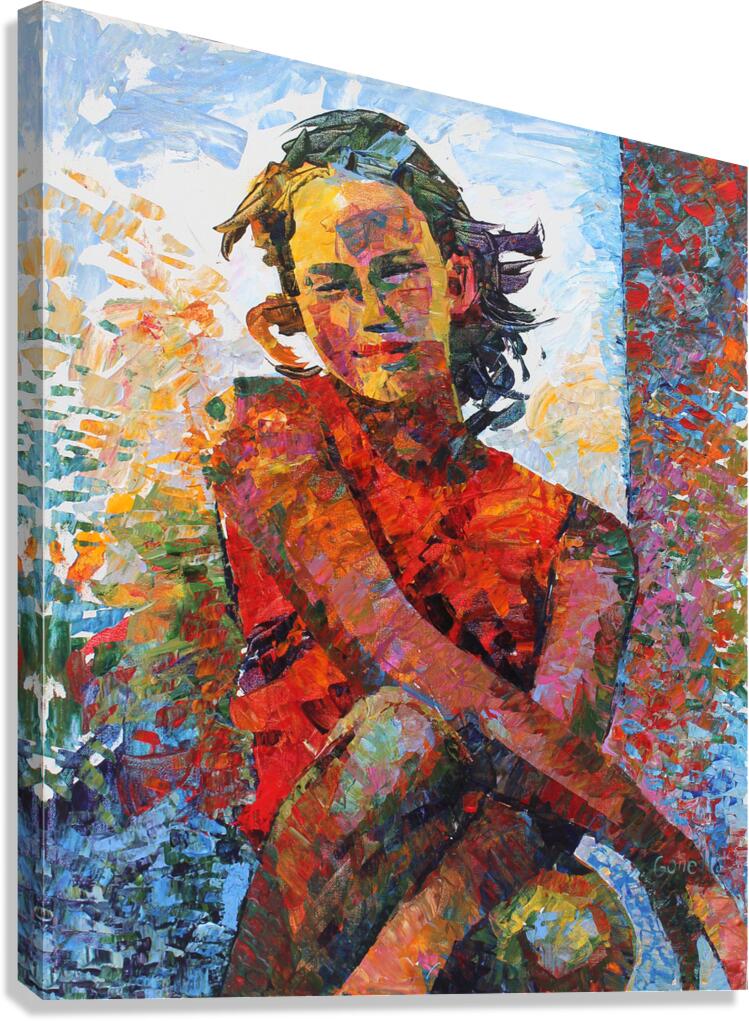 Lucie Gonella - L’arc en ciel - 24x20 Canvas Print