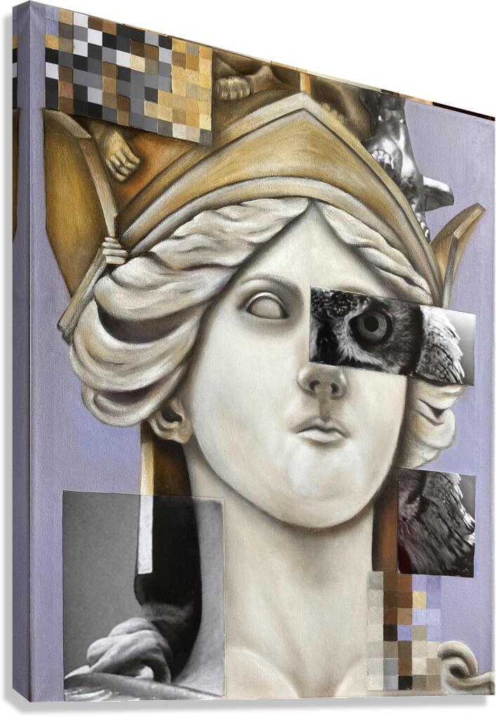 Veronika Otcuoglu  - Equity  Mix Media  16x20 Canvas Print