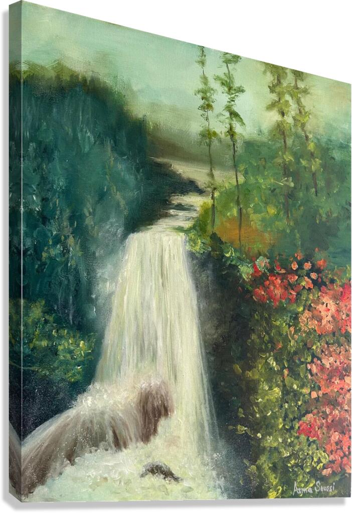 Asma Soussi  -  Lelan invincible  Oil Painting  11 x 14 Canvas Print