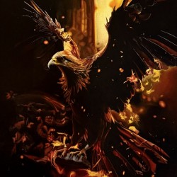 Adonis Kems - A Rising Phoenix  Oil Paintin  24x20