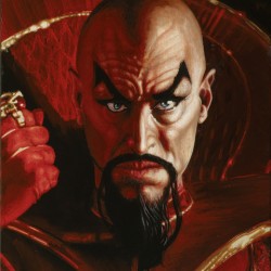 Mark Mitchell  - The Warlock  Ming the merciless from Flash Gordon played by Max von Sydow - Acrylic - 16x20