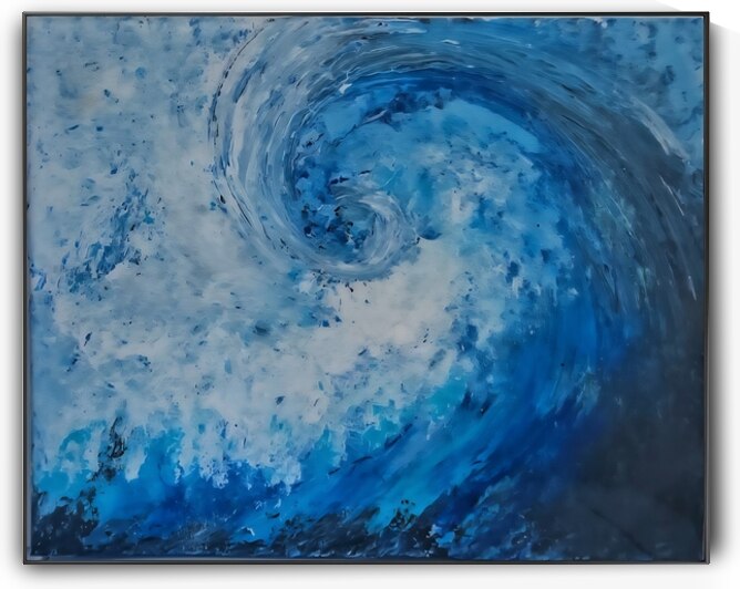 Seph Brock - Thalassophile  Mix Media : 20 x 16 by Global Art League