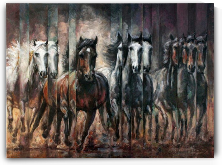 Pierre Eliott  - Epik Oil Painting   30x40x15in. by Global Art League