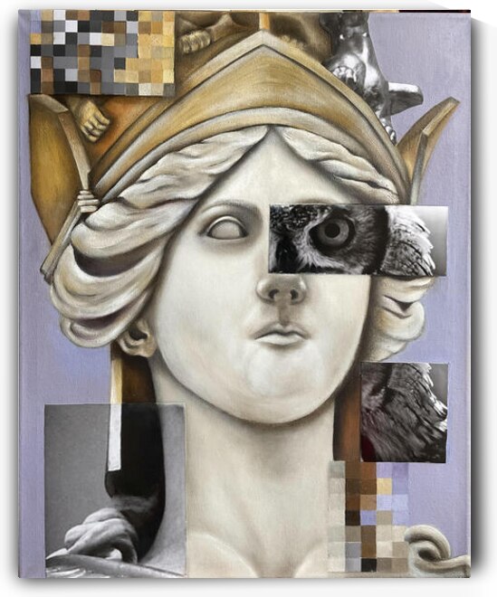 Veronika Otcuoglu  - Equity  Mix Media  16x20 by Global Art League