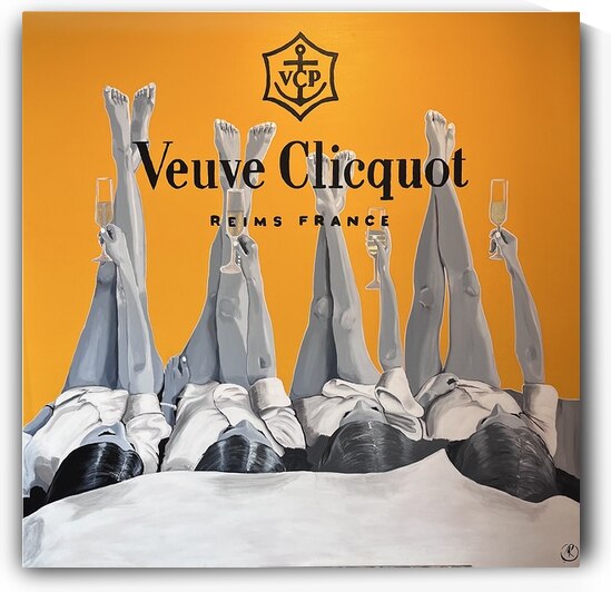 Mel Roy -  Luxery 2  Acrylic  60 x 60 by Global Art League