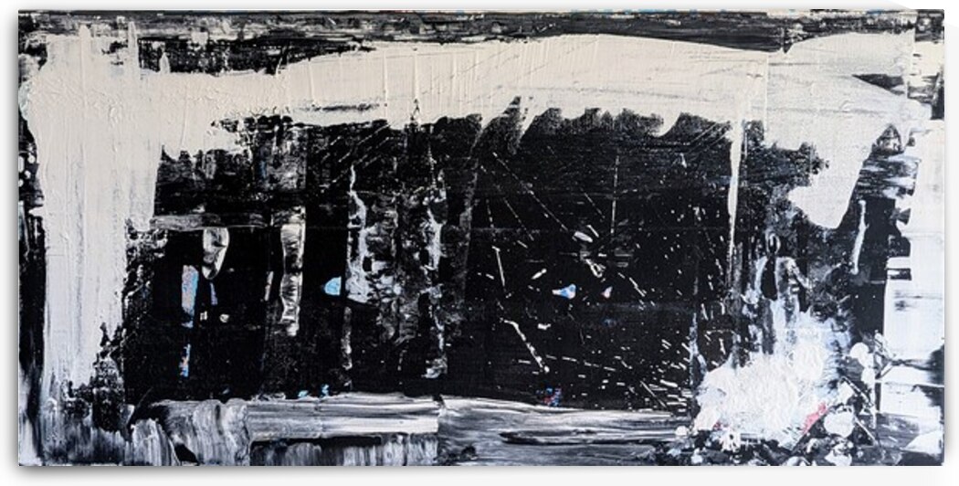 Mazen  Hamati   - A Queer Is Born - Acrylic - 24x12 by Global Art League