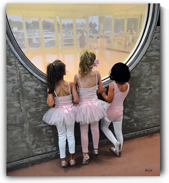 Cher Pruys  - Entranced - Acrylic - 16 x 15 by Global Art League