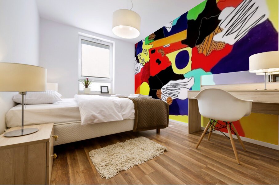 Marie Sisley Chancy -  La couleur creole  Acrylic  60x40 Mural print