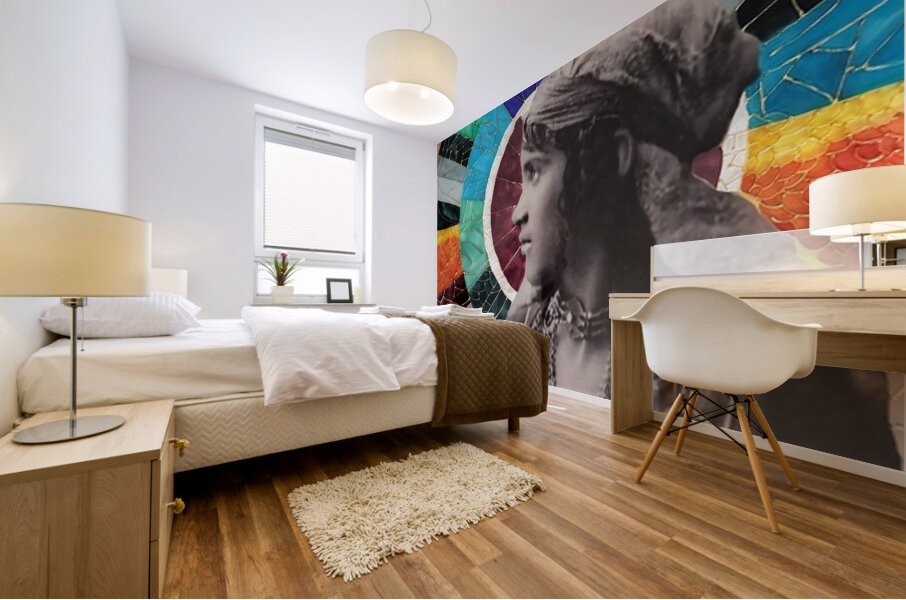 Sassi Sabrine - Femme du sud - Zeineb - Fileuse  Mix Medium  20x24 Mural print