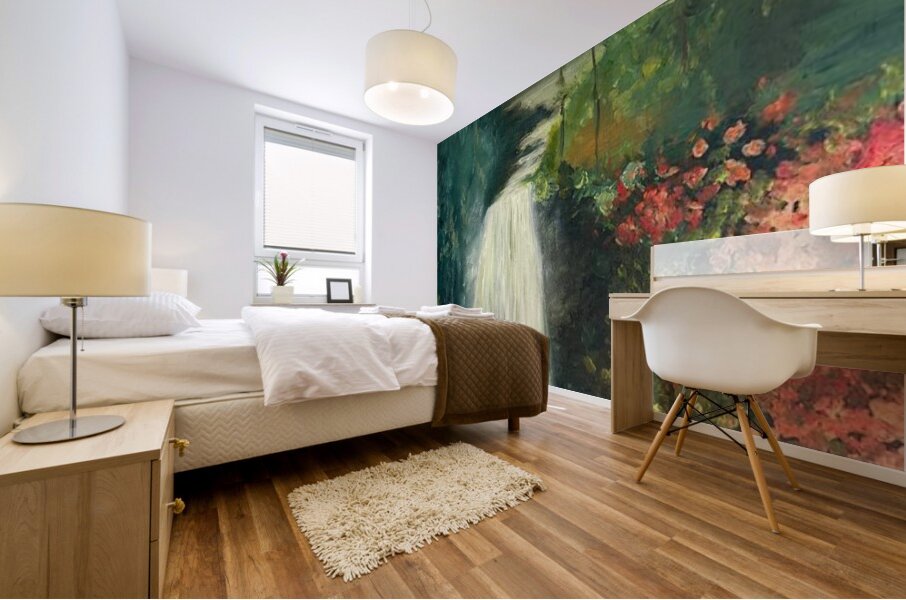 Asma Soussi  -  Lelan invincible  Oil Painting  11 x 14 Mural print