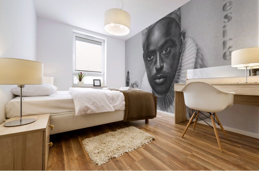 Lana Matskiv  - Prince Desire  Pencil  18x24 Mural print