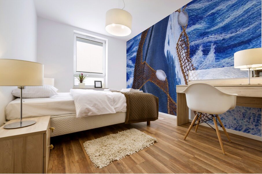 Lewanda Lim  - Costly Collateral - Collage - 54 x  66 Mural print