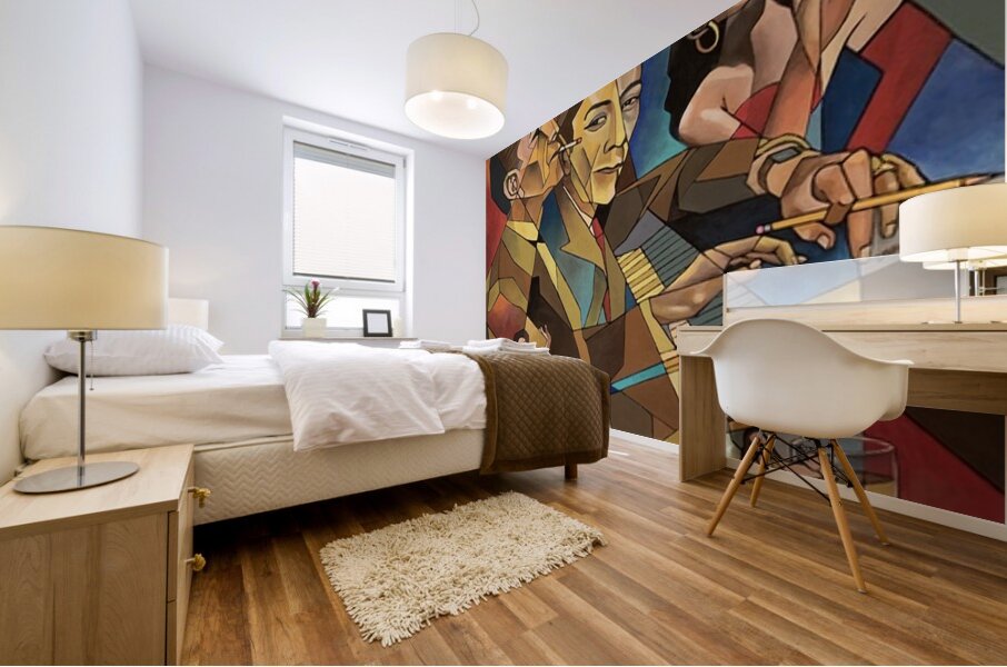 Quintin Perez Martinez - Only once - Acrylic - 18x24 Mural print