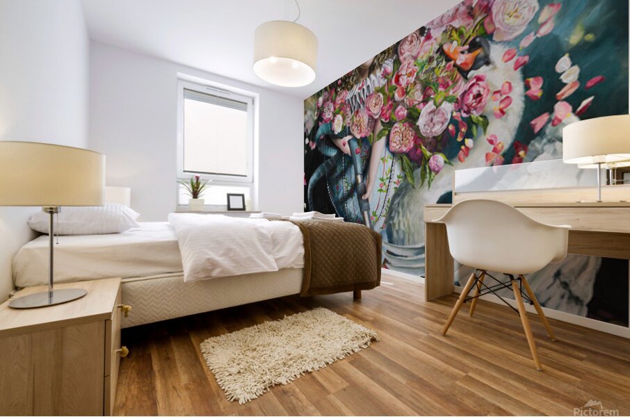 Margo Selski LittleMissSisyphus EmotionalSupp Mural print