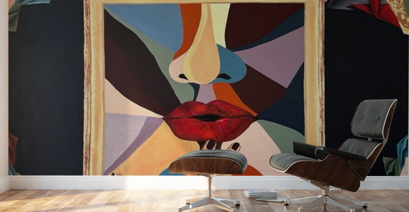 Yuliana Lytvar  - Revelation-Virtual  Mix Medium   47 x 47 Wall Murals