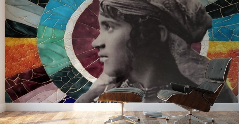 Sassi Sabrine - Femme du sud - Zeineb - Fileuse  Mix Medium  20x24 Wall Murals