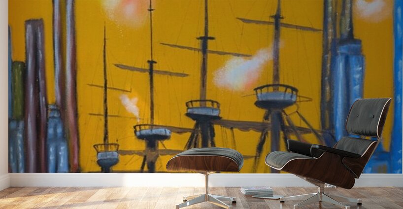 Shirley  Wagner -  Perdu Dubai  Oil Paiting  24 x 36 Wall Murals