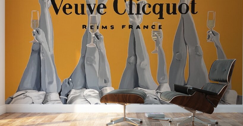 Mel Roy -  Luxery 2  Acrylic  60 x 60 Wall Murals