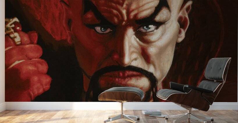 Mark Mitchell  - The Warlock  Ming the merciless from Flash Gordon played by Max von Sydow - Acrylic - 16x20 Wall Murals