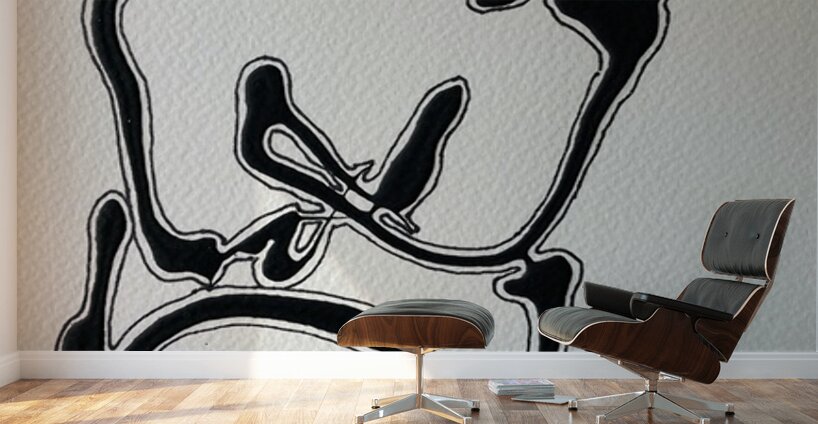 Gillian McConnell  - Lovers - Acrylic - 12”x15” Frame included Wall Murals