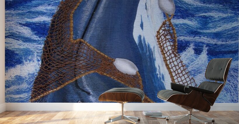 Lewanda Lim  - Costly Collateral - Collage - 54 x  66 Wall Murals