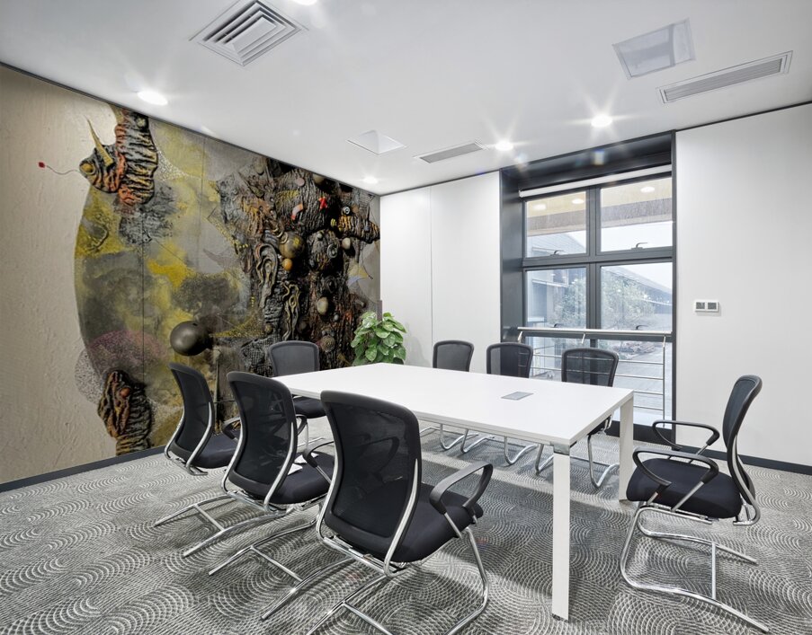 Jun Gueco Cruz  -  Dark Cloud  Mix  Medium  29.5 x 22.5 in Wall Printing