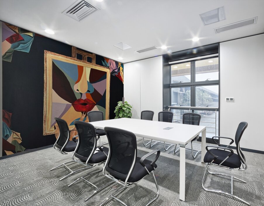 Yuliana Lytvar  - Revelation-Virtual  Mix Medium   47 x 47 Wall Printing