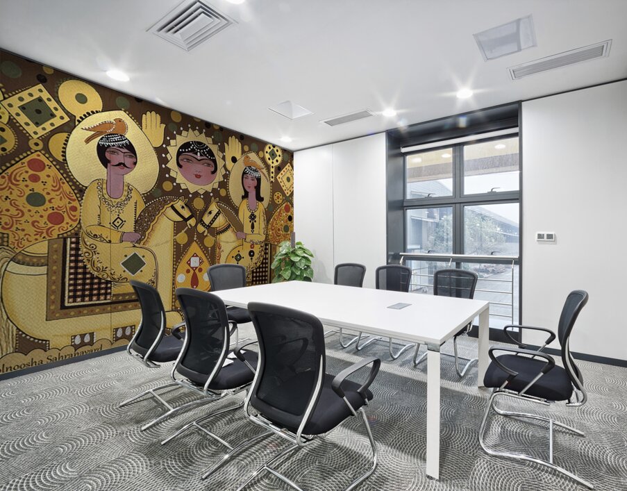 Golnoosha Sahranavard  -  Legend of the Throne  -  La Legende du Trone  Watercolor  16x20  Wall Printing