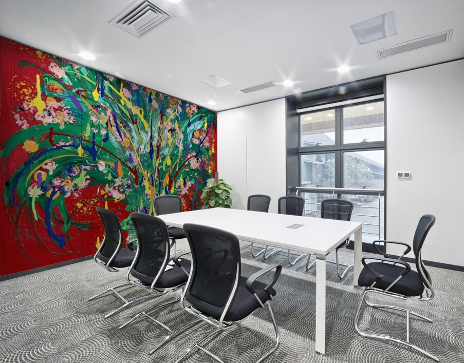 Julien Girard   - Fleur frivole - Acrylic - 24x24 Wall Printing