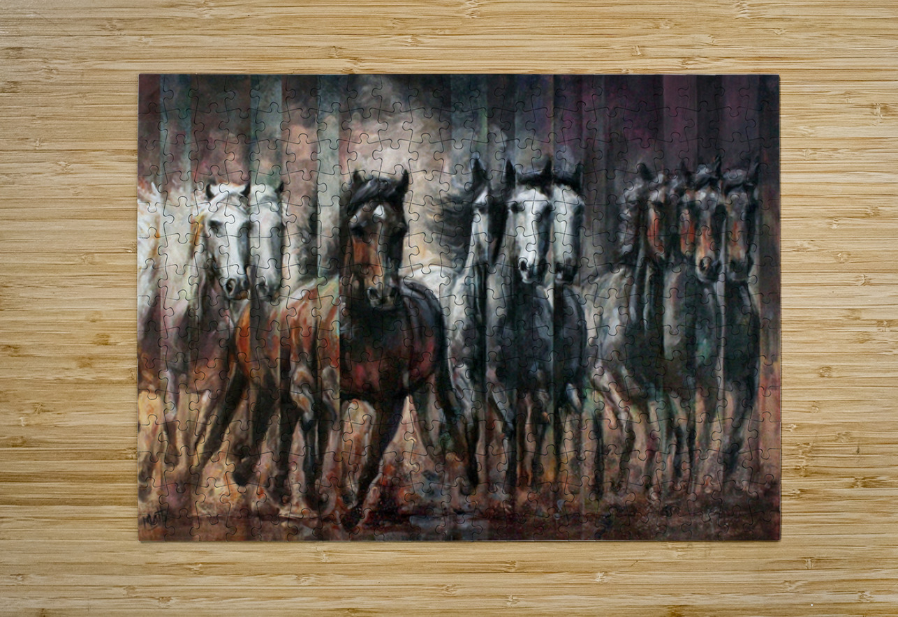 Pierre Eliott  - Epik Oil Painting   30x40x15in. Global Art League Puzzle printing