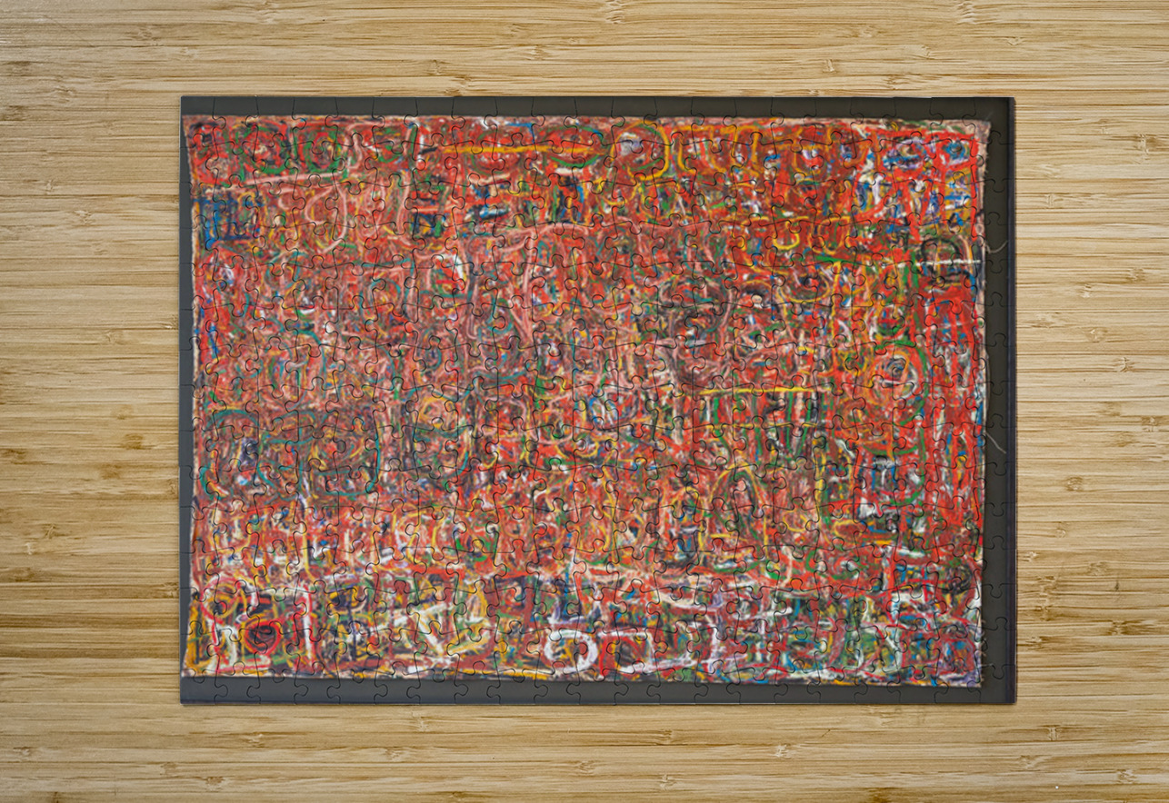 Shane Jackson - Fire and Brimstone  Oil Painting  65 x 45 Global Art League Puzzle printing