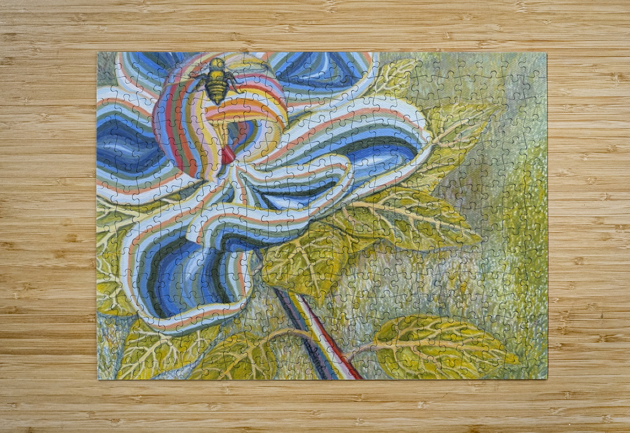 John Powell  - Pure  Oil Painting  12x9 Global Art League Puzzle printing