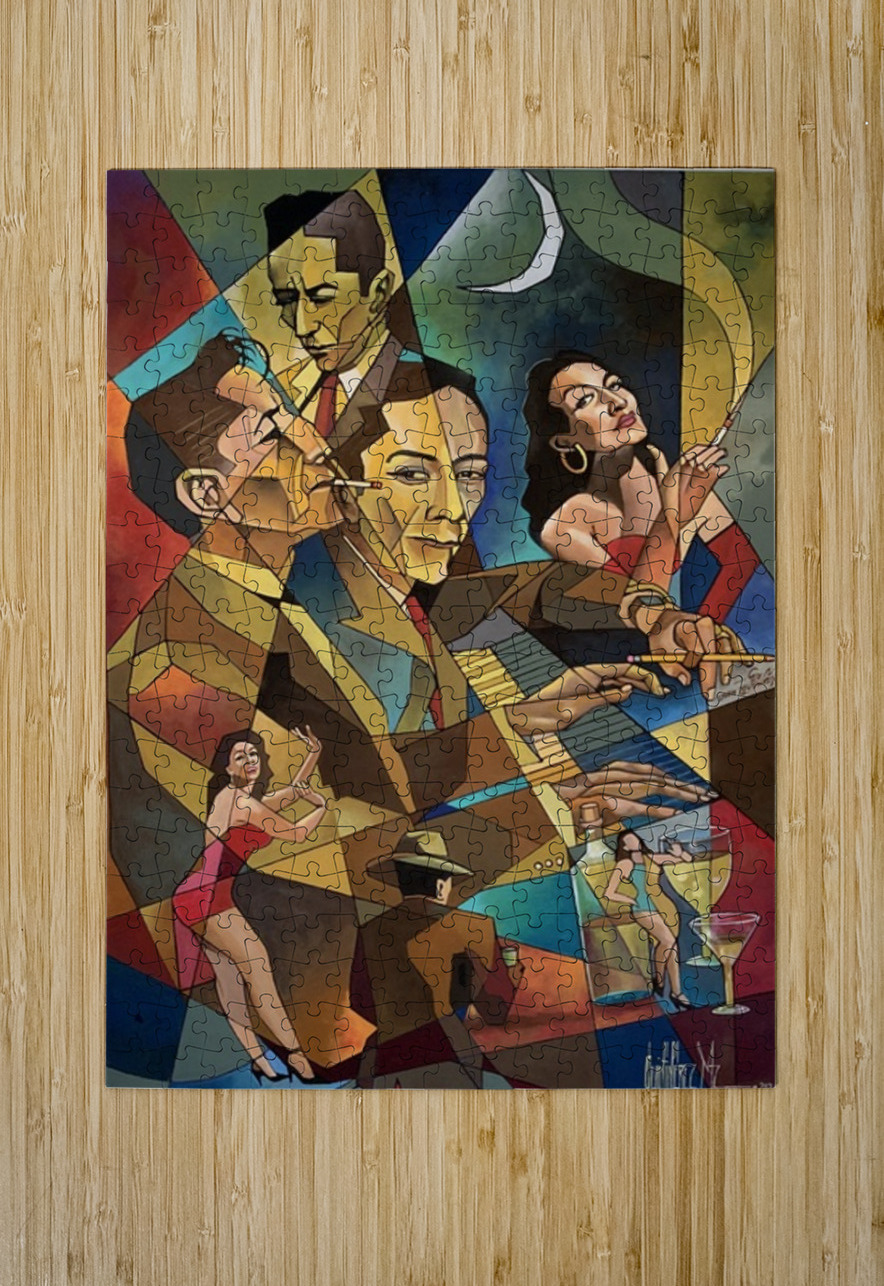 Quintin Perez Martinez - Only once - Acrylic - 18x24 Global Art League Puzzle printing