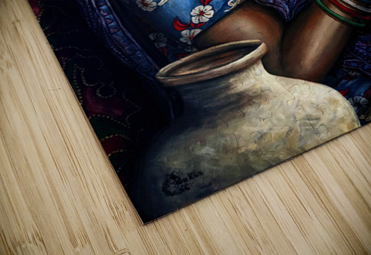 Flora White - Mata Mother  ACRYLIC  18X24 Global Art League Puzzle