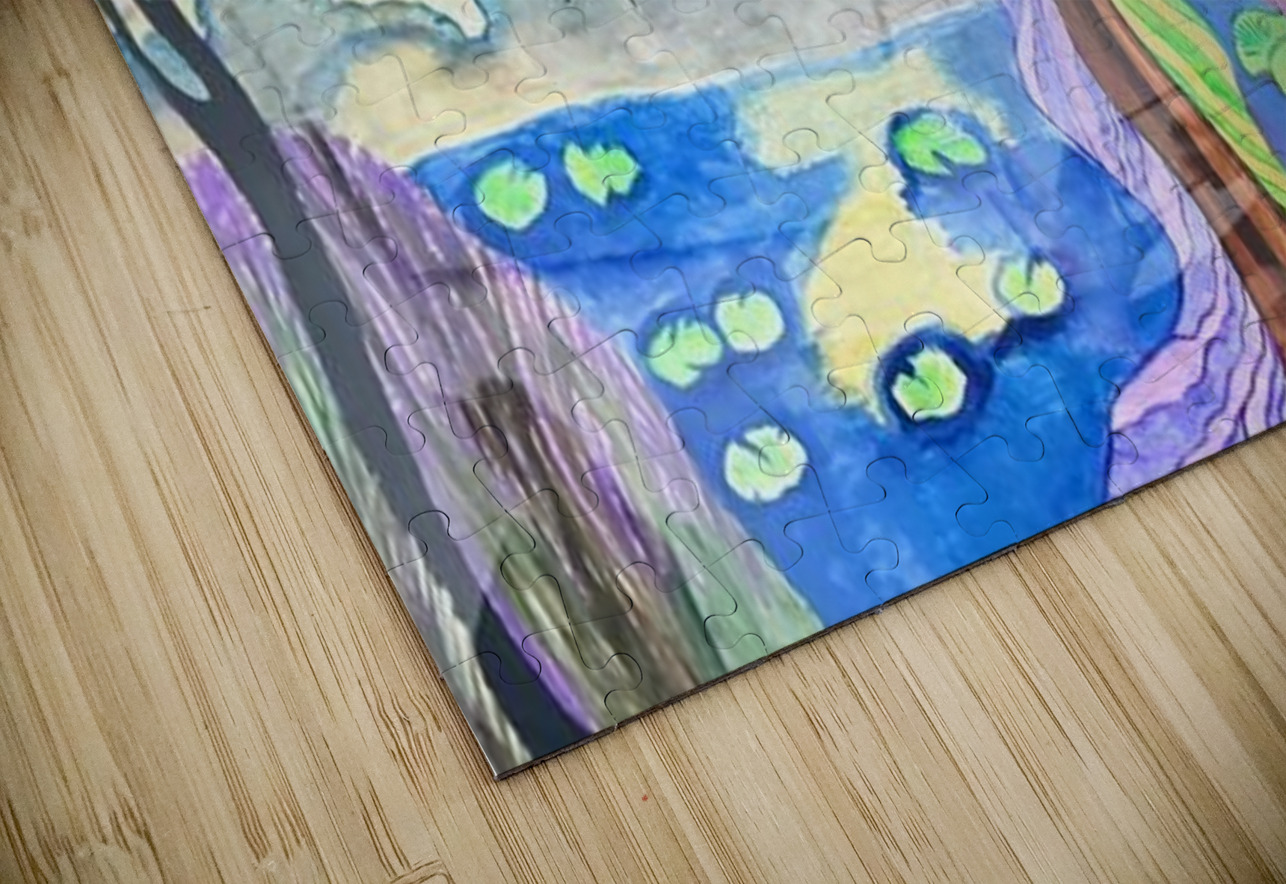 Aishwarya Vachan Shaha   - Emotional Landscape  Acrylic  27x40 Global Art League Puzzle