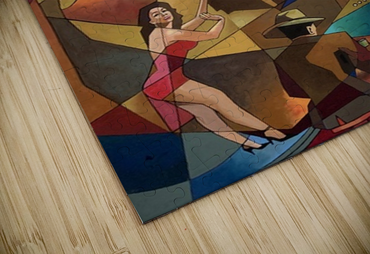 Quintin Perez Martinez - Only once - Acrylic - 18x24 Global Art League Puzzle