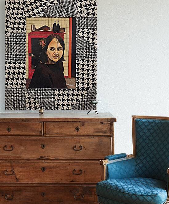 Ariane Charest  - Le Souper Acrylic  16x20. by Global Art League