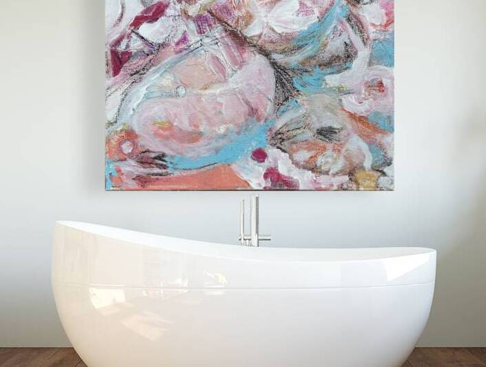 Tamara Sweere  - May you be loved  1  Mix Media  12x9 by Global Art League