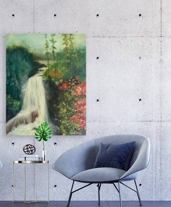 Asma Soussi  -  Lelan invincible  Oil Painting  11 x 14 by Global Art League